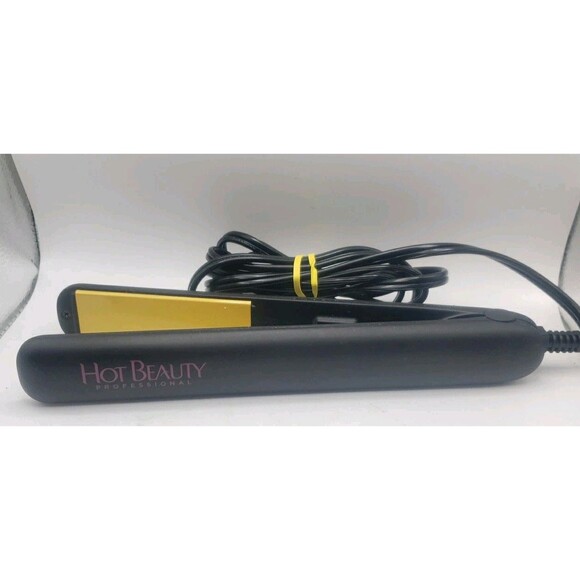 Hot Beauty 1" Flat Iron Hair Straightener And 1/2" Travel Size Straightener - Picture 2 of 14